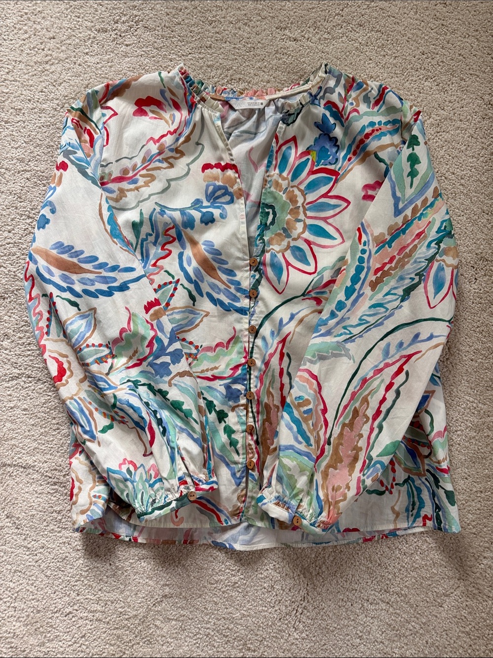 Zara Floral Blouse